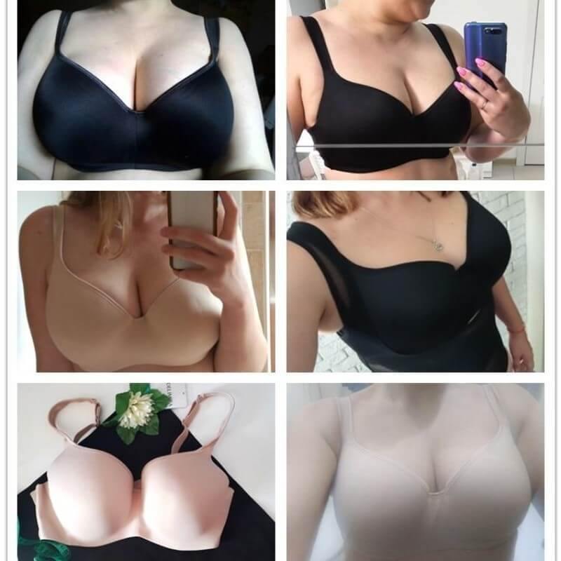 Lightly Lined Push Up bra For Plus Size Women