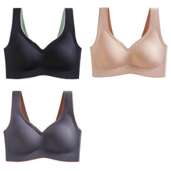3 Pcs Latex No Wire Liftup Bra 32A-44D - Okay Trendy