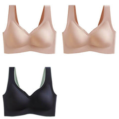 3 Pcs Latex No Wire Liftup Bra 32A-44D - Okay Trendy