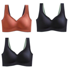3 Pcs Latex No Wire Liftup Bra 32A-44D - Okay Trendy