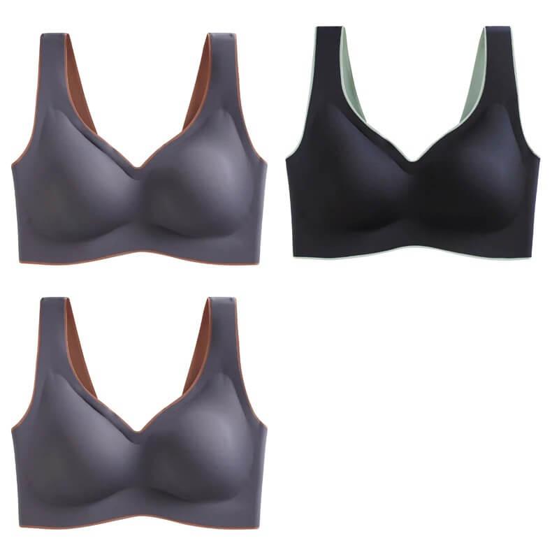 3 Pcs Latex No Wire Liftup Bra 32A-44D - Okay Trendy