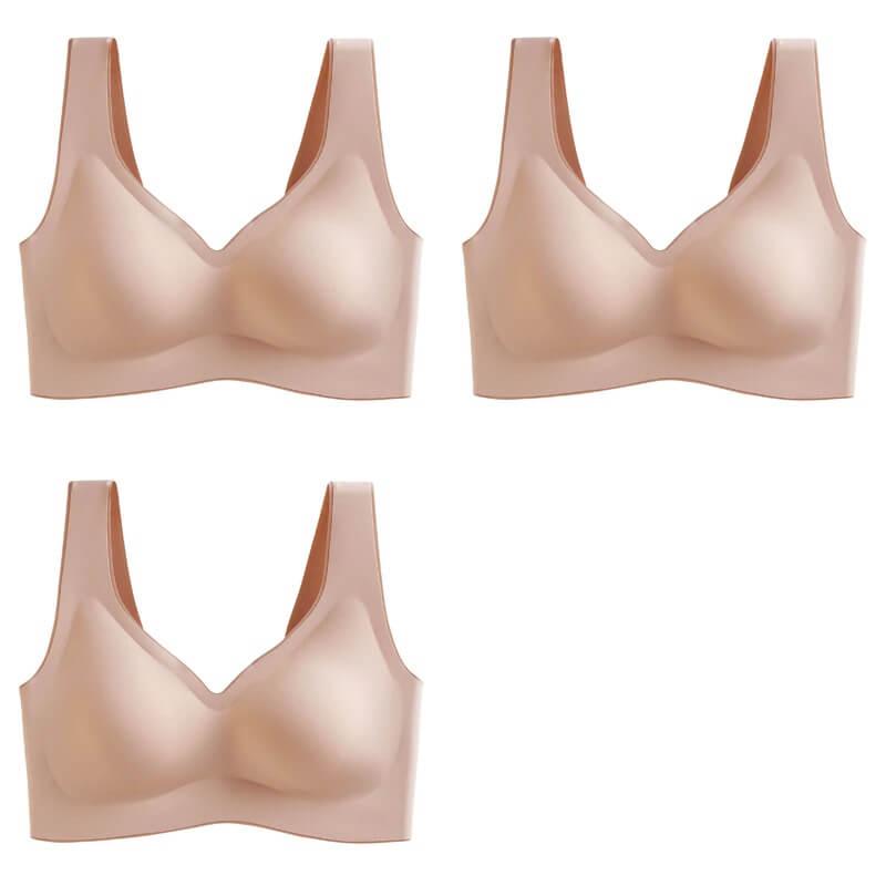 3 Pcs Latex No Wire Liftup Bra 32A-44D - Okay Trendy