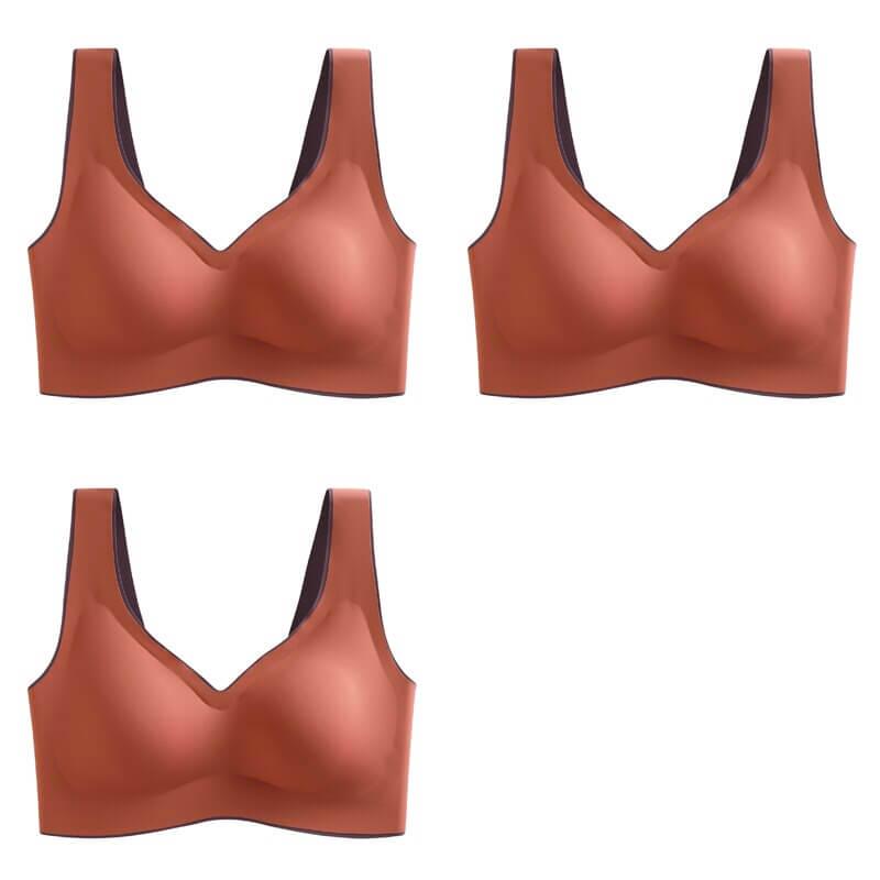 3 Pcs Latex No Wire Liftup Bra 32A-44D - Okay Trendy