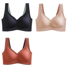 3 Pcs Latex No Wire Liftup Bra 32A-44D - Okay Trendy
