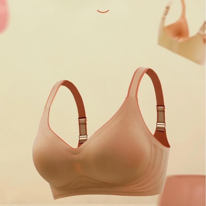 3D Latex Wireless Push Up Bra 32A-40D - Okay Trendy