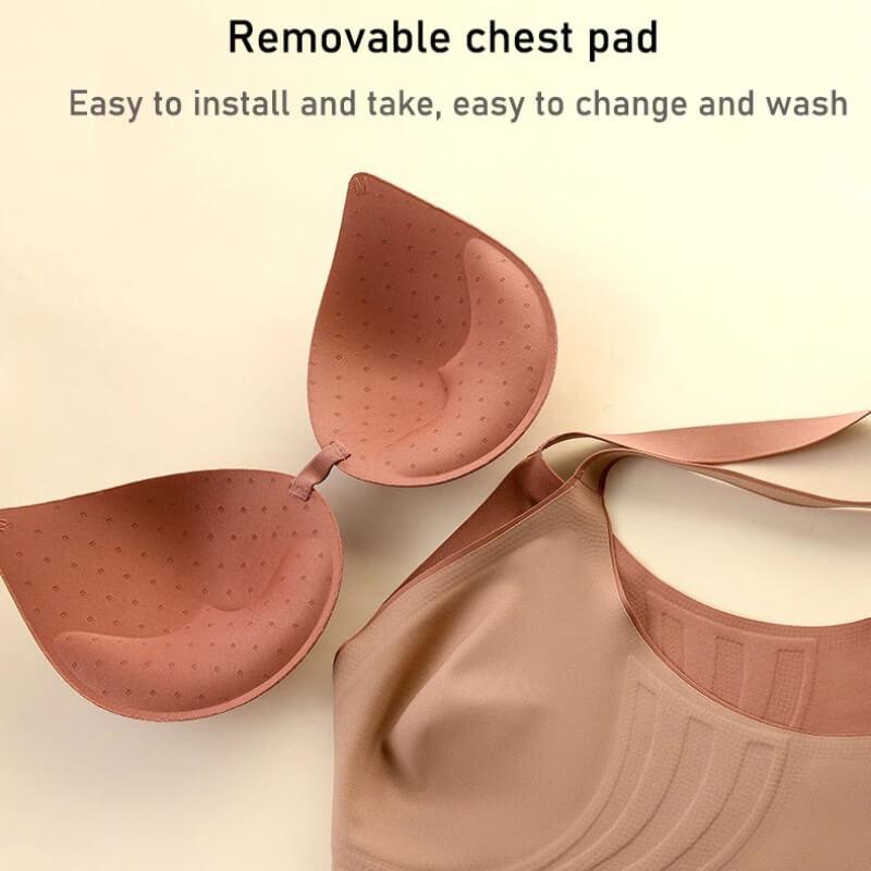 3D Latex Wireless Push Up Bra 32A-40D - Okay Trendy