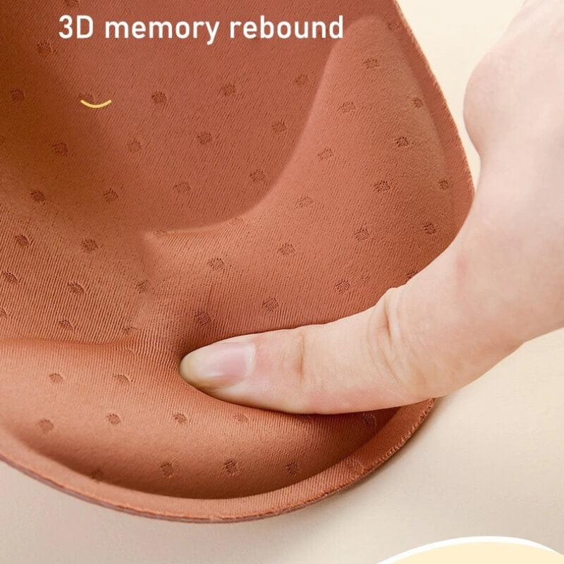 3D Latex Wireless Push Up Bra 32A-40D - Okay Trendy