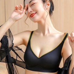 3D Latex Wireless Push Up Bra 32A-40D - Okay Trendy