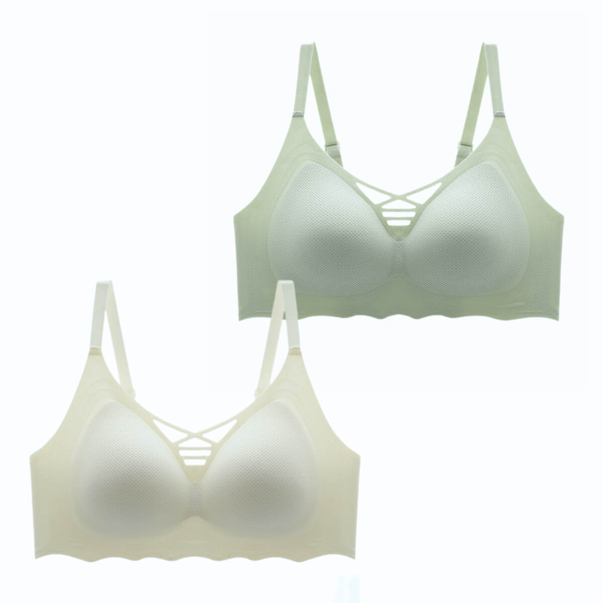 Zuwimk Bras For Women Push Up,Lightly Latex Lined Cup Wirefree