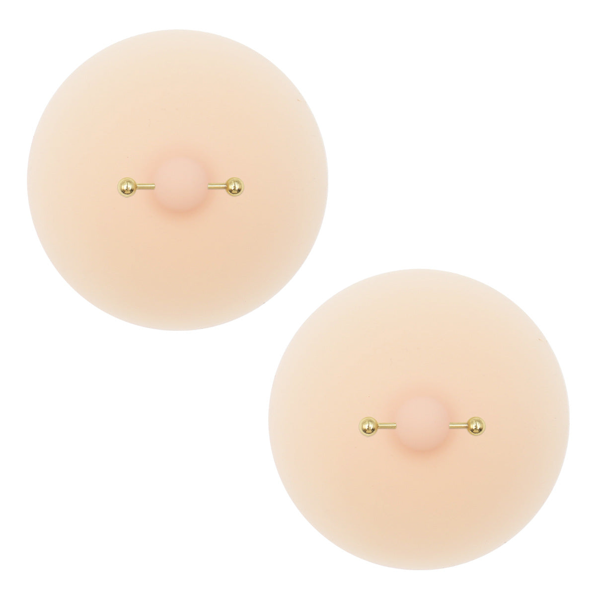 2 Pcs Silicone Nipple Cover with Piercing, Waterproof, Reusable Pasties