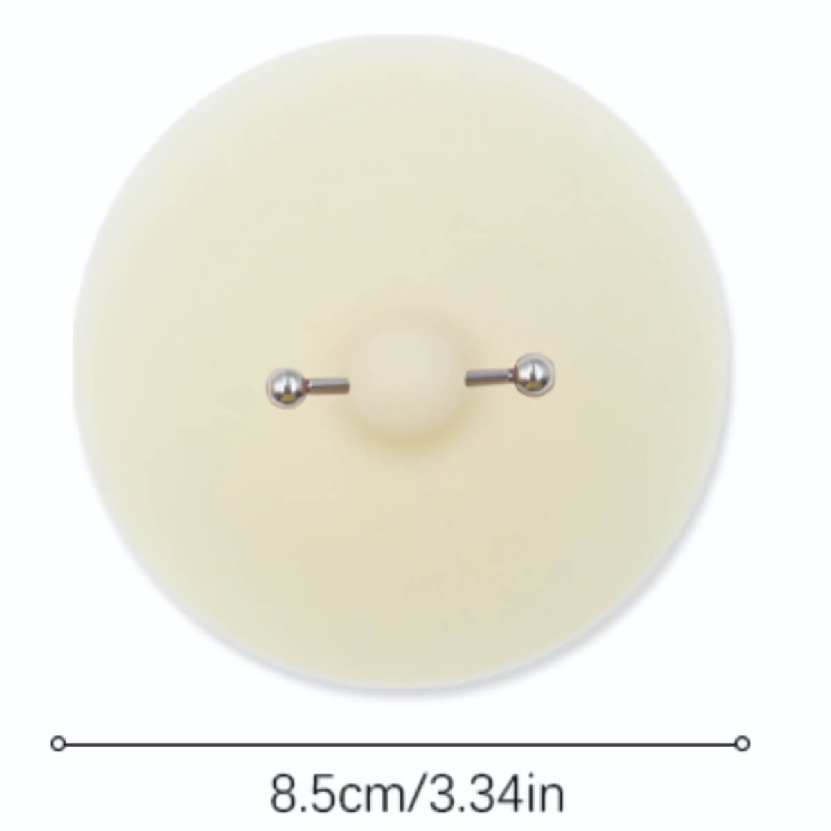 2 Pcs Silicone Nipple Cover with Piercing, Waterproof, Reusable Pasties