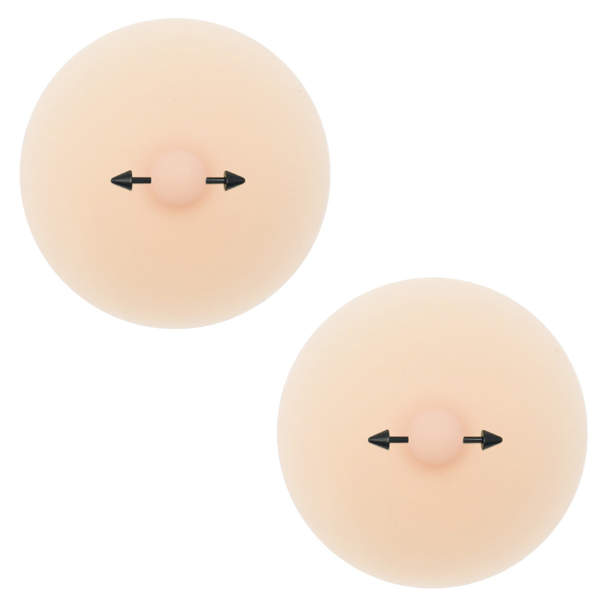 2 Pcs Silicone Nipple Cover with Piercing, Waterproof, Reusable Pasties