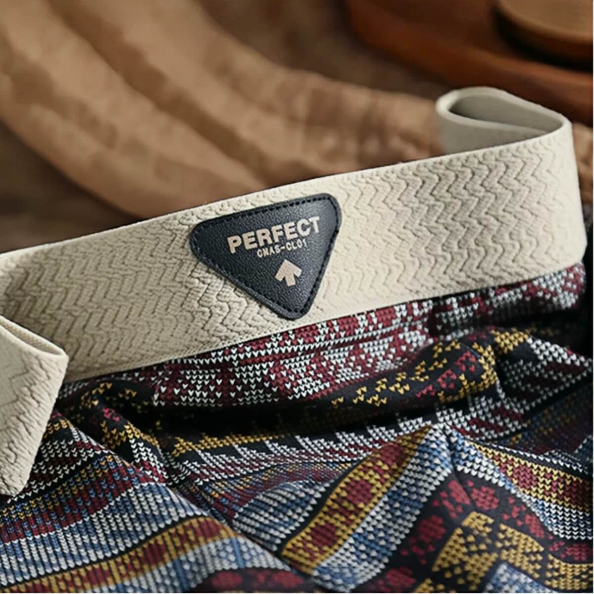 3-Pack Comfortable & Anti-Exposure Cotton Retro Ethnic Style Mid-Rise Boxer Shorts 35-75KG