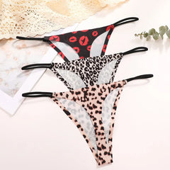 3PCS/Set Fashion Printting Thong Underwear