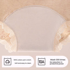 4-Pack Girl's Boxers Antibacterial Women's Cotton Underwear 40-80KG