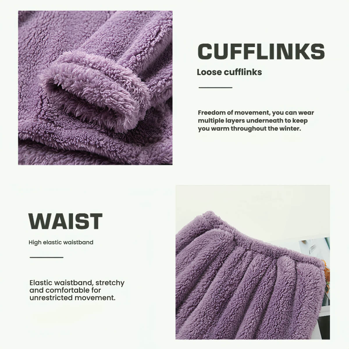 Cozy & Warm Long Sleeves Plus Size Loungewear Sets for Women