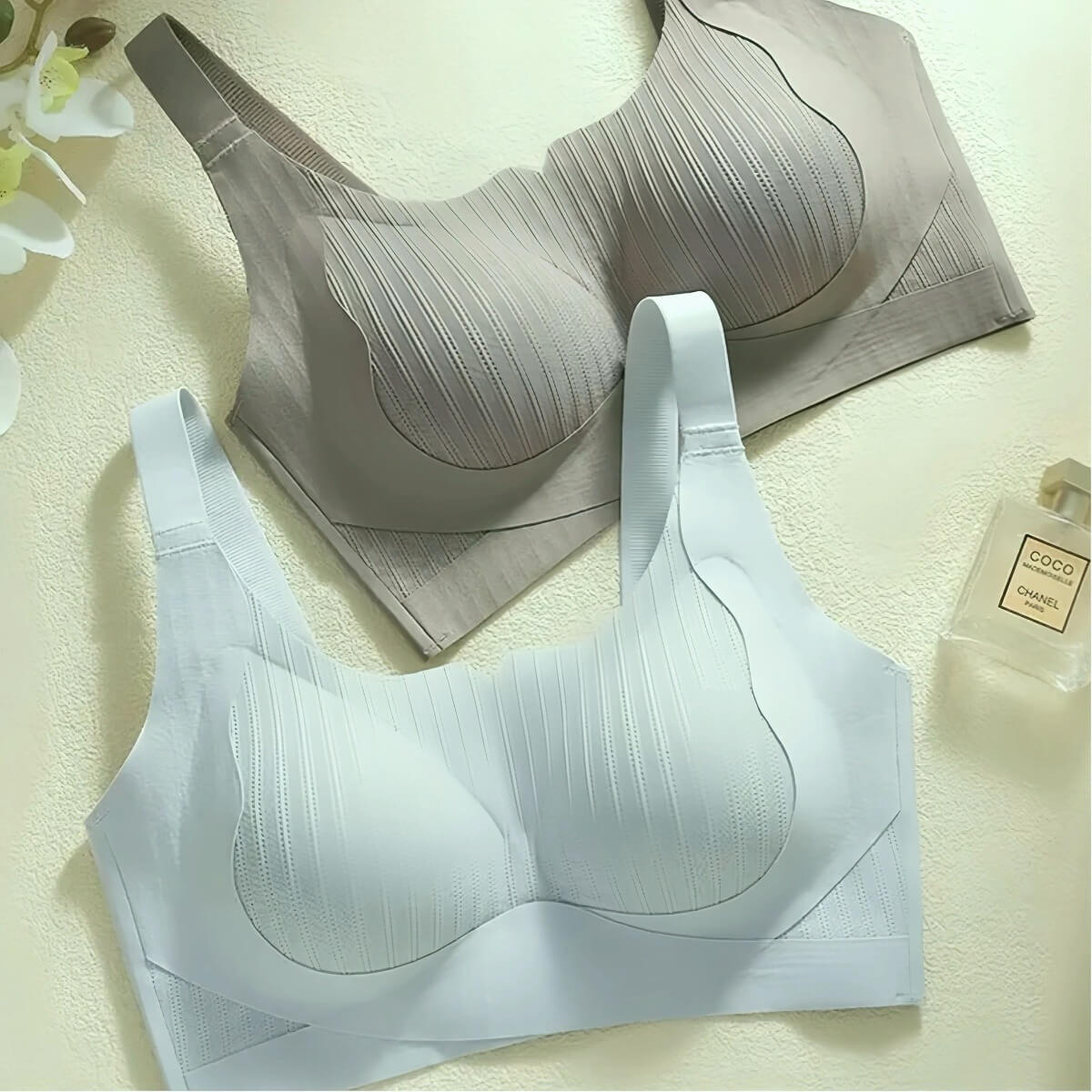 Curvy B C D E Cup, Full Cup Minimizer Underwear, Wire-free Sleep Bra for Heavy Bust