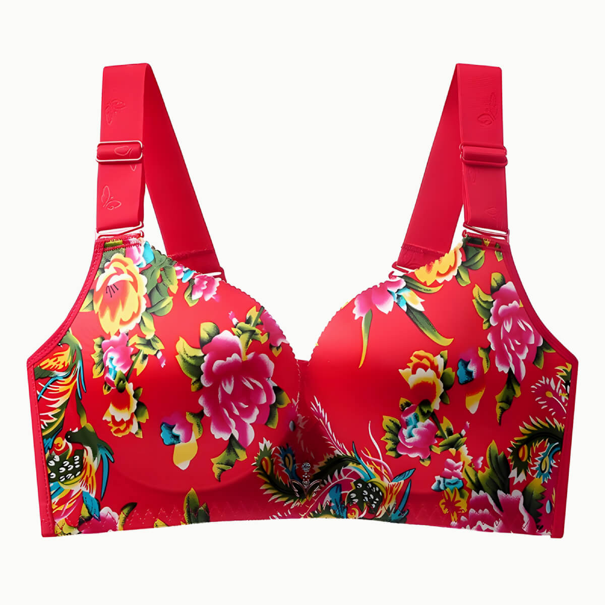 Fashion Flower Bra C D E Cups