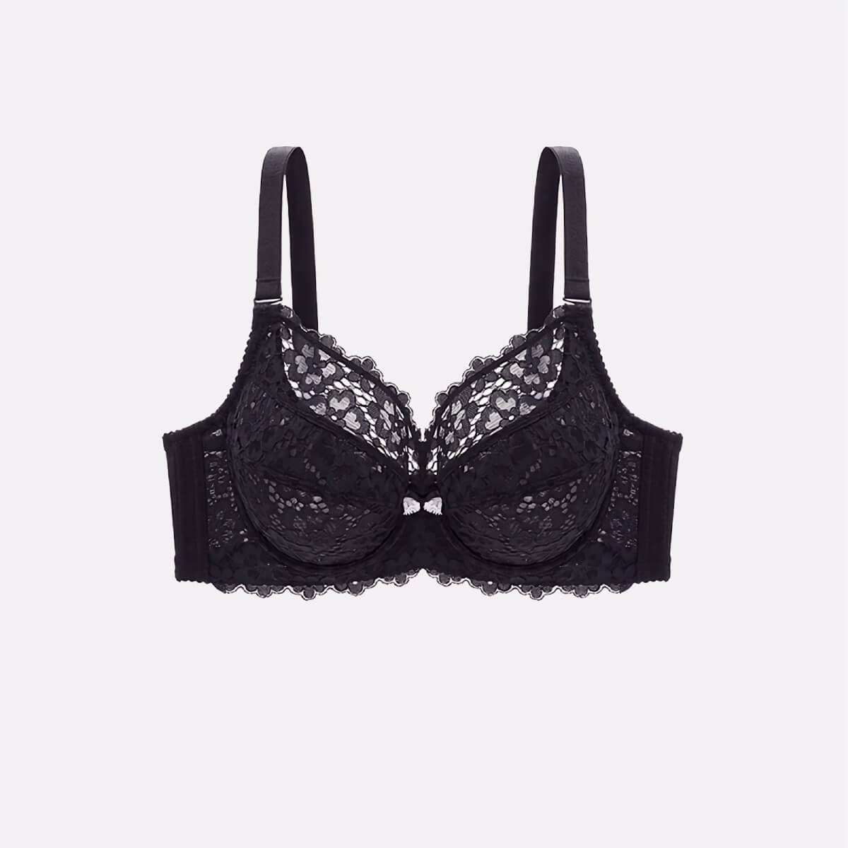 Full Coverage Unlined Lace Bra