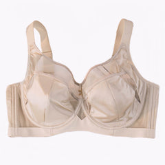 Full Figured Bra C D E Cup, Full Coverage Minimizer, Wire-free Anti-sagging, Everyday Lace Plus Size Bra