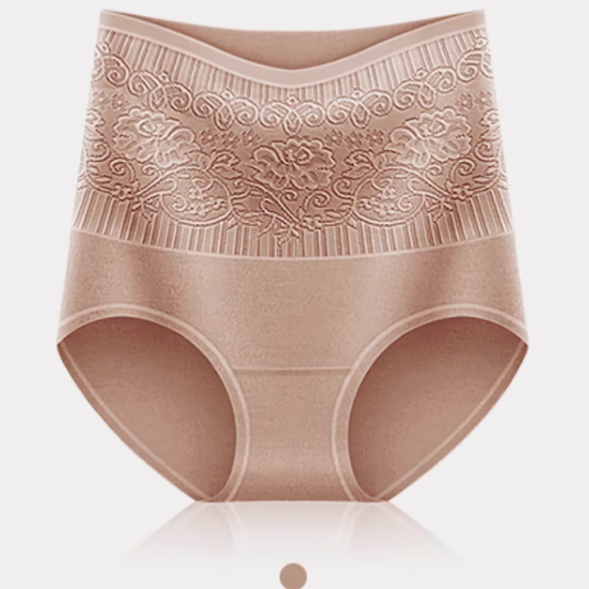 Women's Vanishing Tummy Modern Brief Underwear in Light Red size XL