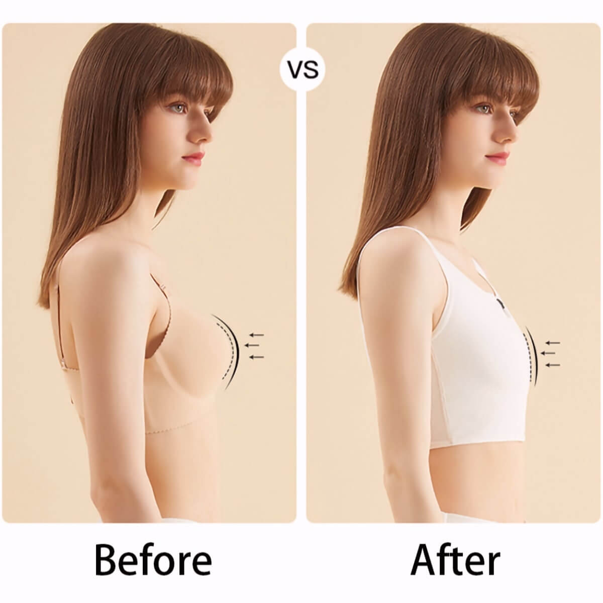 Ice Silk Front Closure Compression Bra for Breast Reduction – Okay Trendy