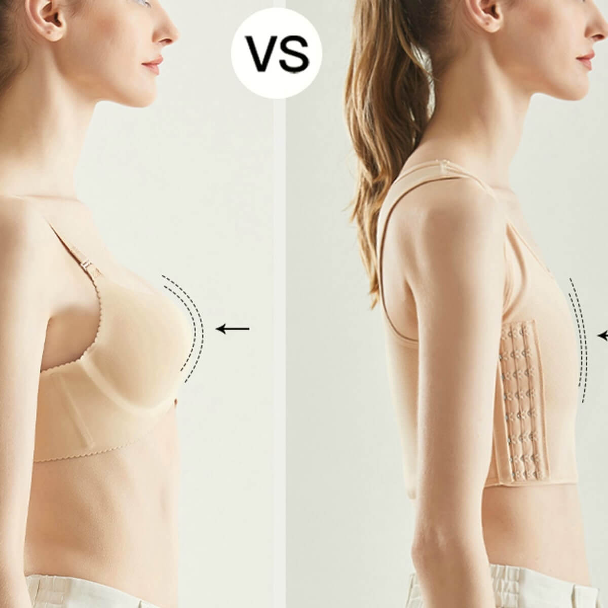 Ice Silk Front Closure Compression Bra for Breast Reduction – Okay