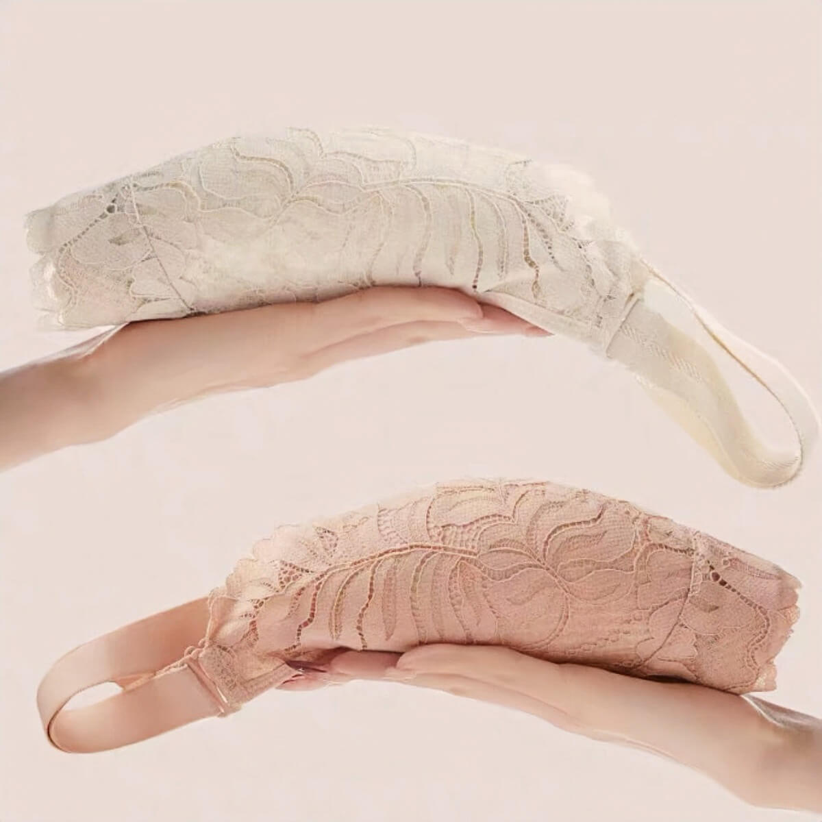 Lace Plus Size Full Cup Bra B-E Cup, Anti-exposure minimizer, Everyday anti-sagging bra