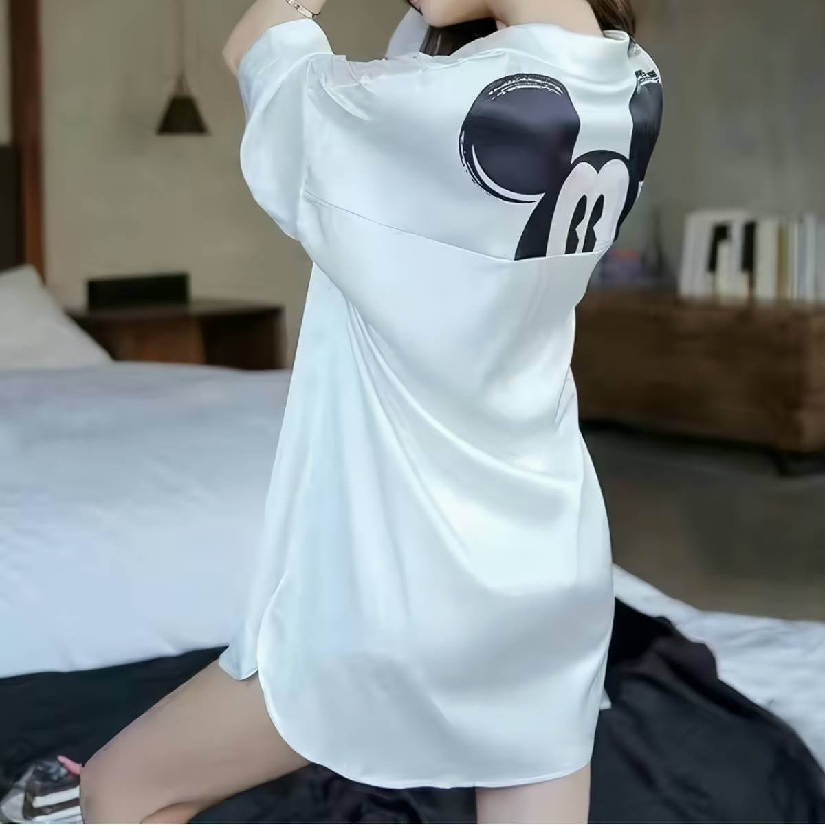 Luxury Satin Nightshirt for Women