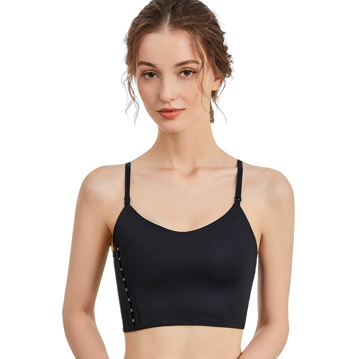 Sports Bras for Women Women's Summer New Comfortable Sexy Comfortable B/C  Cup Smooth Face No Steel Ring (Black, 75) at  Women's Clothing store
