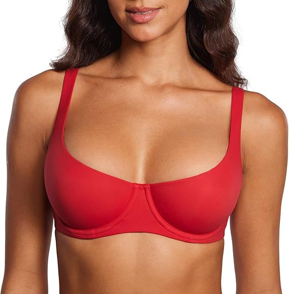 Plus Size Smooth Underwire Demi Balconette Bra - B-F Cups