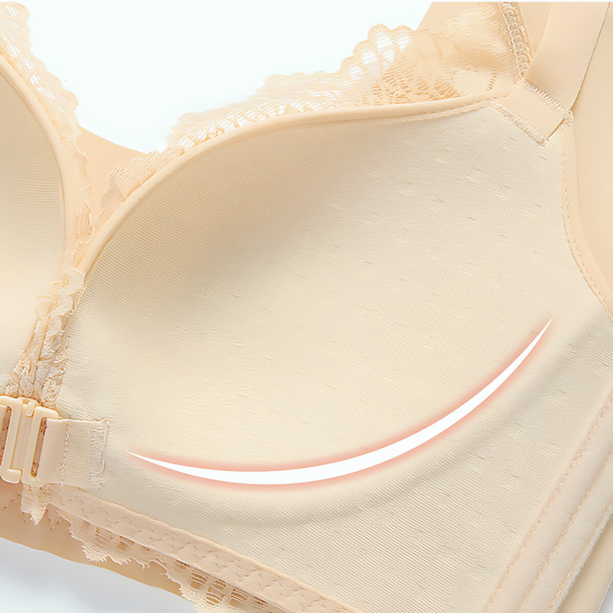 Push Up Front Closure Wireless C Cup Bras