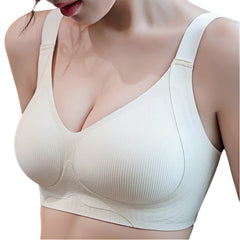 Seamless Plus Size Bra with Semi-Fixed Cups – B, C, D Cups