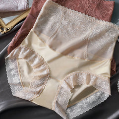 Sexy Lace High Waist Seamless Panty Brief