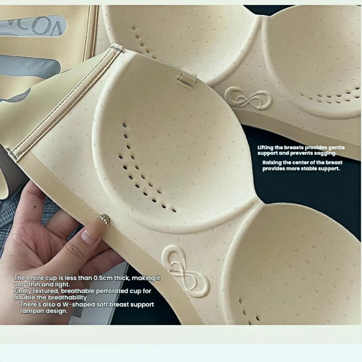 Ultra-Thin Latex 3D Strapless Push-Up Bra (B-D Cup)