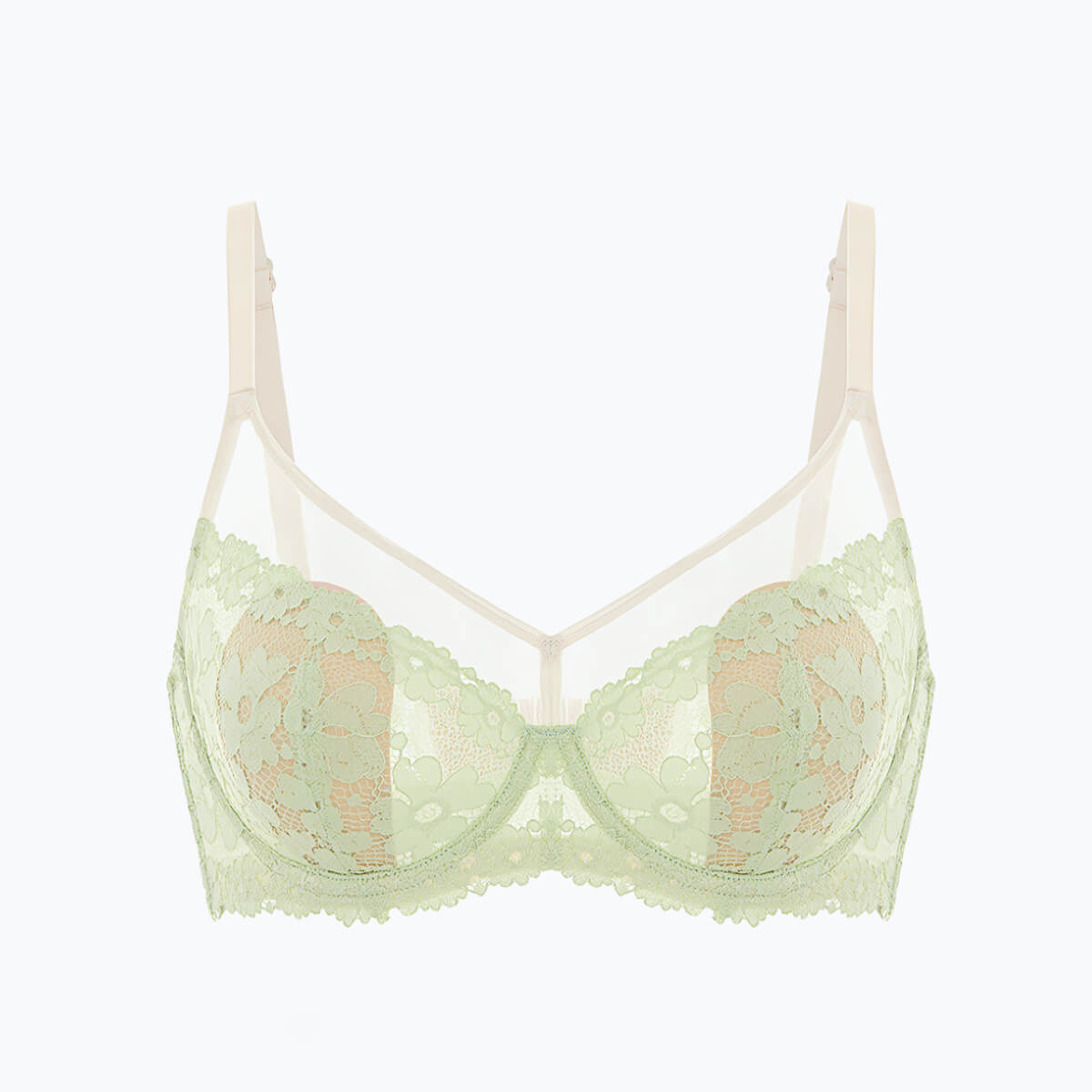 Ultra Thin Underwire Lace Floral Bra – Okay Trendy