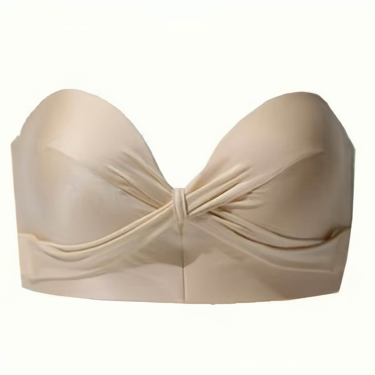 Upper Support Non-Slip Strapless Bra for C-F Cup - Invisible Wireless Gathering Bandeau, Anti-Sagging Wedding Dress Bra with Removable Straps