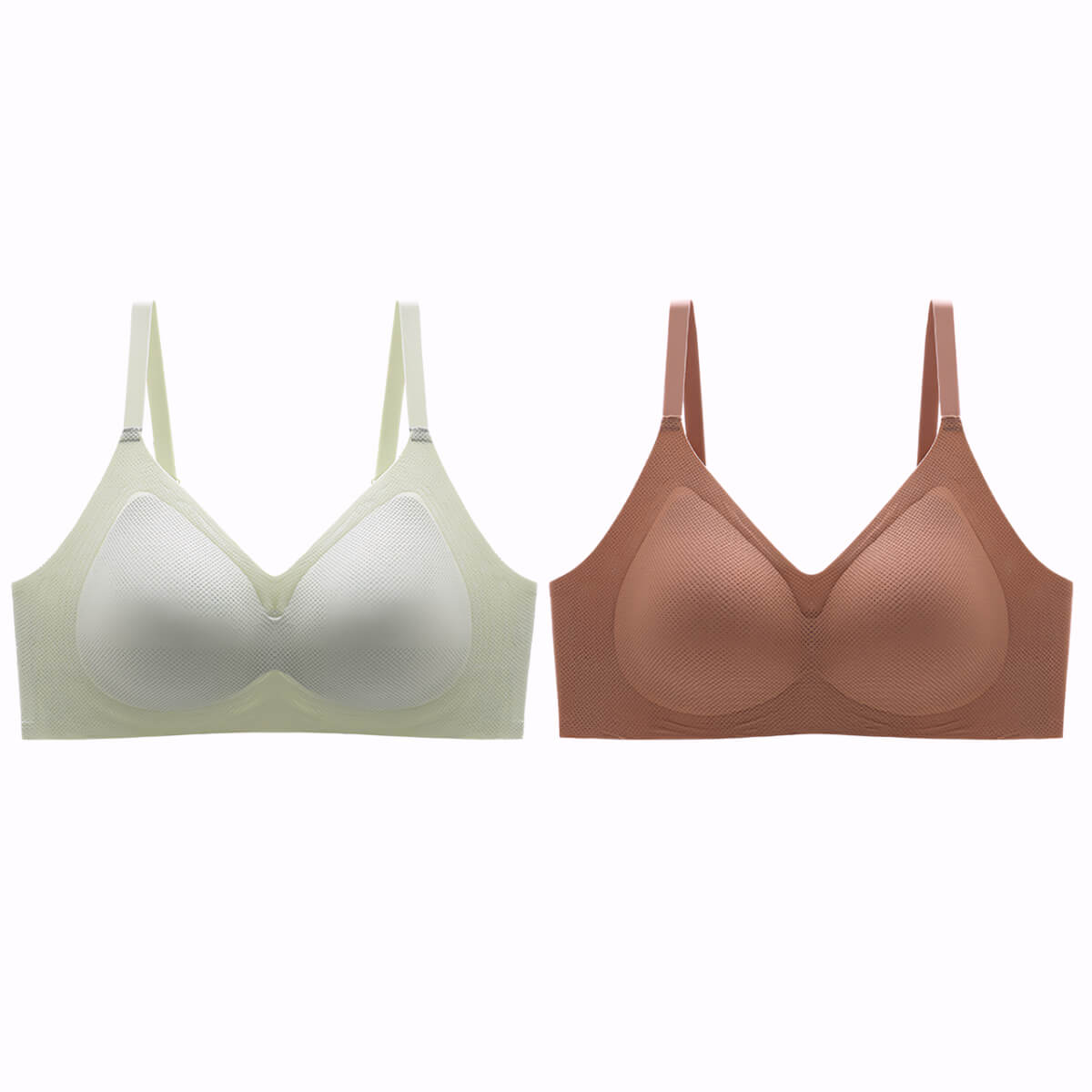 Buy Candy Silk Full Coverage Everyday Bra for Women [Size-38, Cup-B  Combo-Pack of 2] at