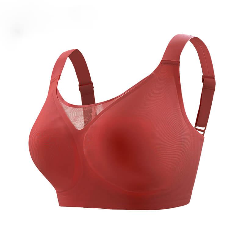 Comfortable Bras for Seniors - Red / One Size / 4XL
