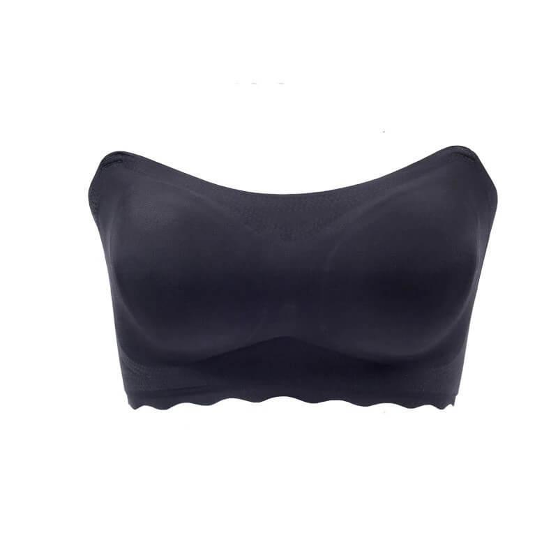 M- 7XL Best Invisible Push Up Bra-Seamless Convertible Bandeau -Okay Trendy