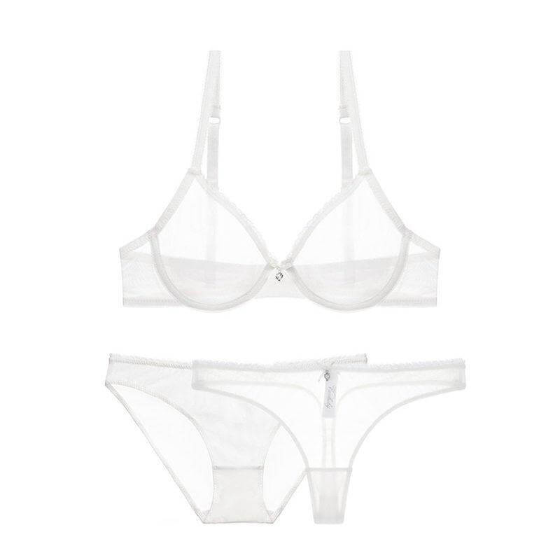Mesh See Through Bras And Panty Sets – Okay Trendy
