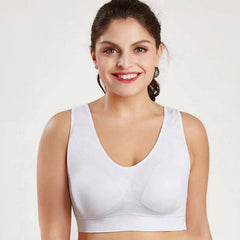 Plus Size Sports Comfort Bras With Pads - Okay Trendy