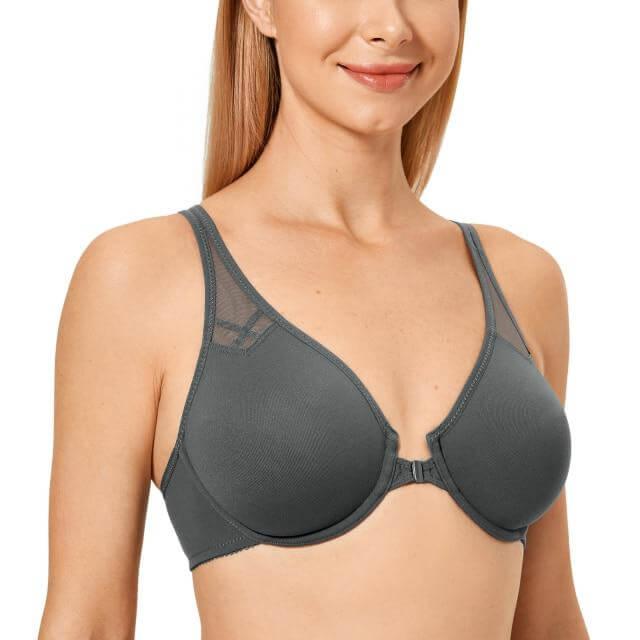 Push Up Comfort Front Closure Bras For Large Breasts - Okay Trendy