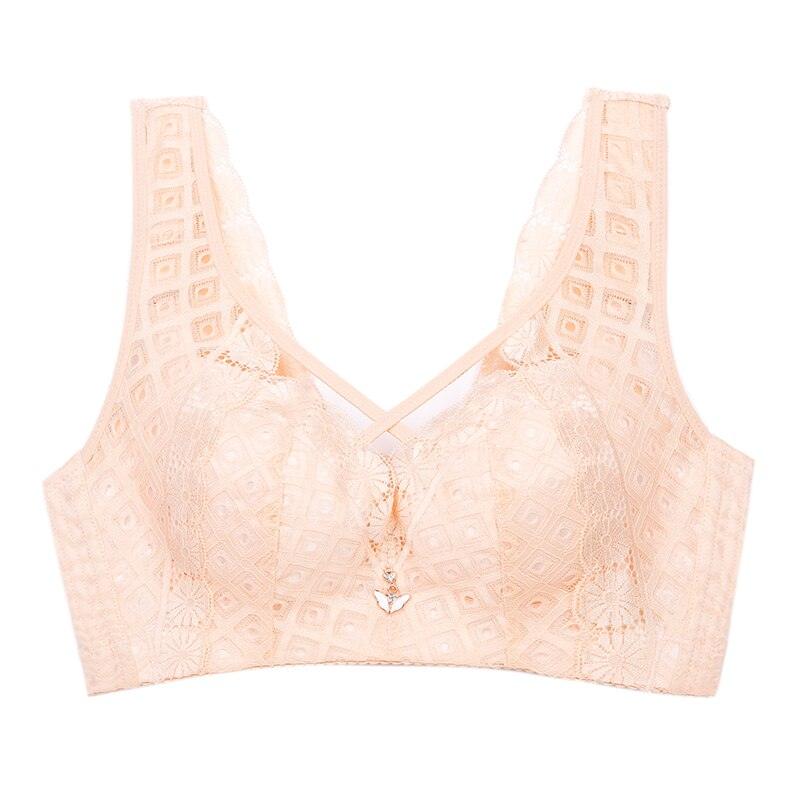 Lace Wire Free Bras For Large Breasts 34C-48E - Okay Trendy