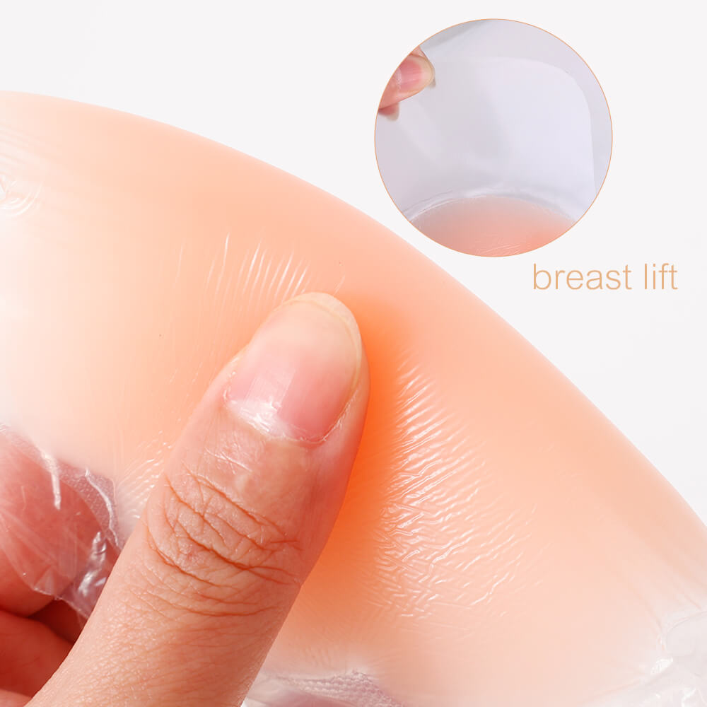 2pcs Silicone Push Up Breast Lift Nipple Covers, Adhesive Bra Pads For  Women's Strapless Dresses, Wedding Dress, Backless Tops | SHEIN
