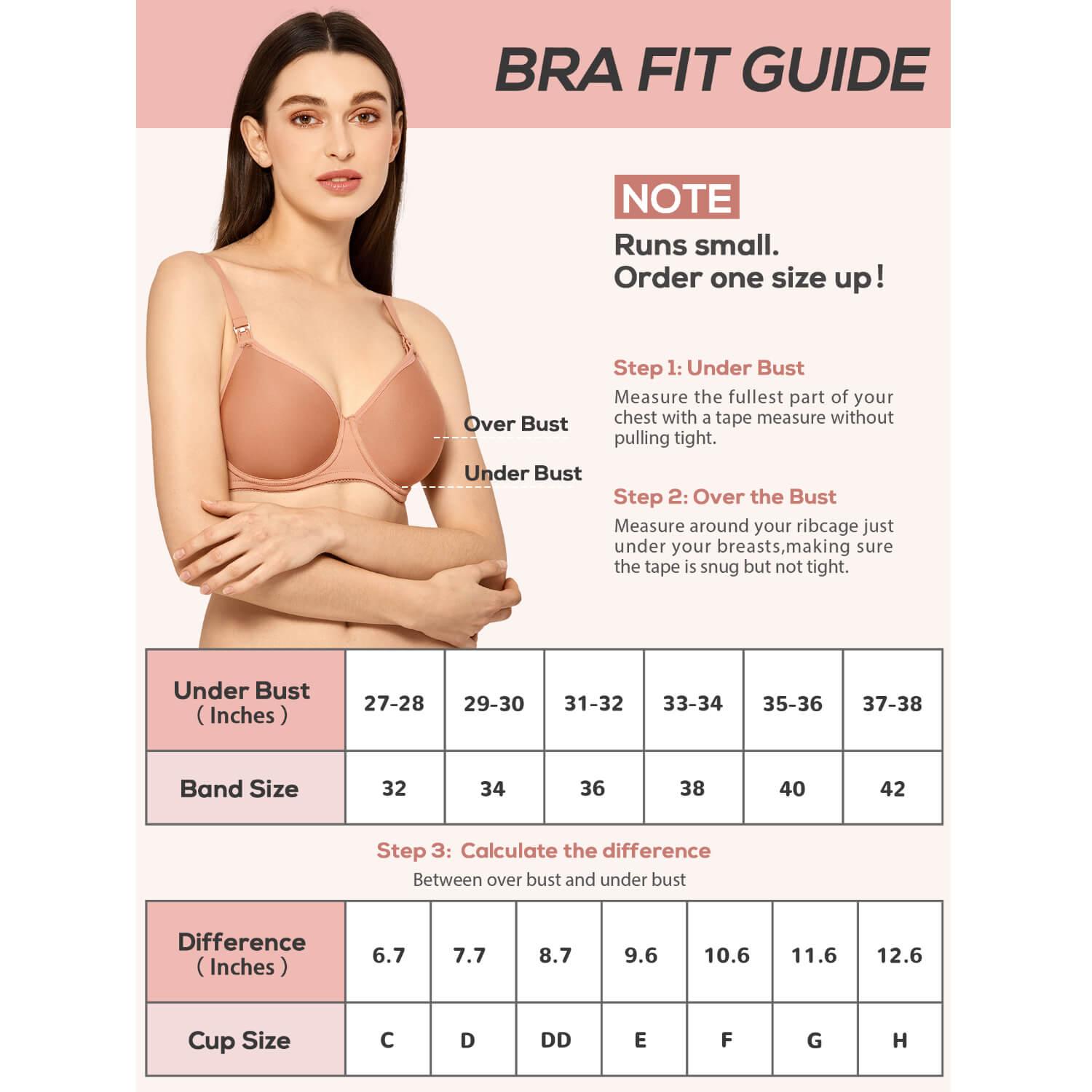 Unlined Seamless Bras 38A, Bras for Large Breasts