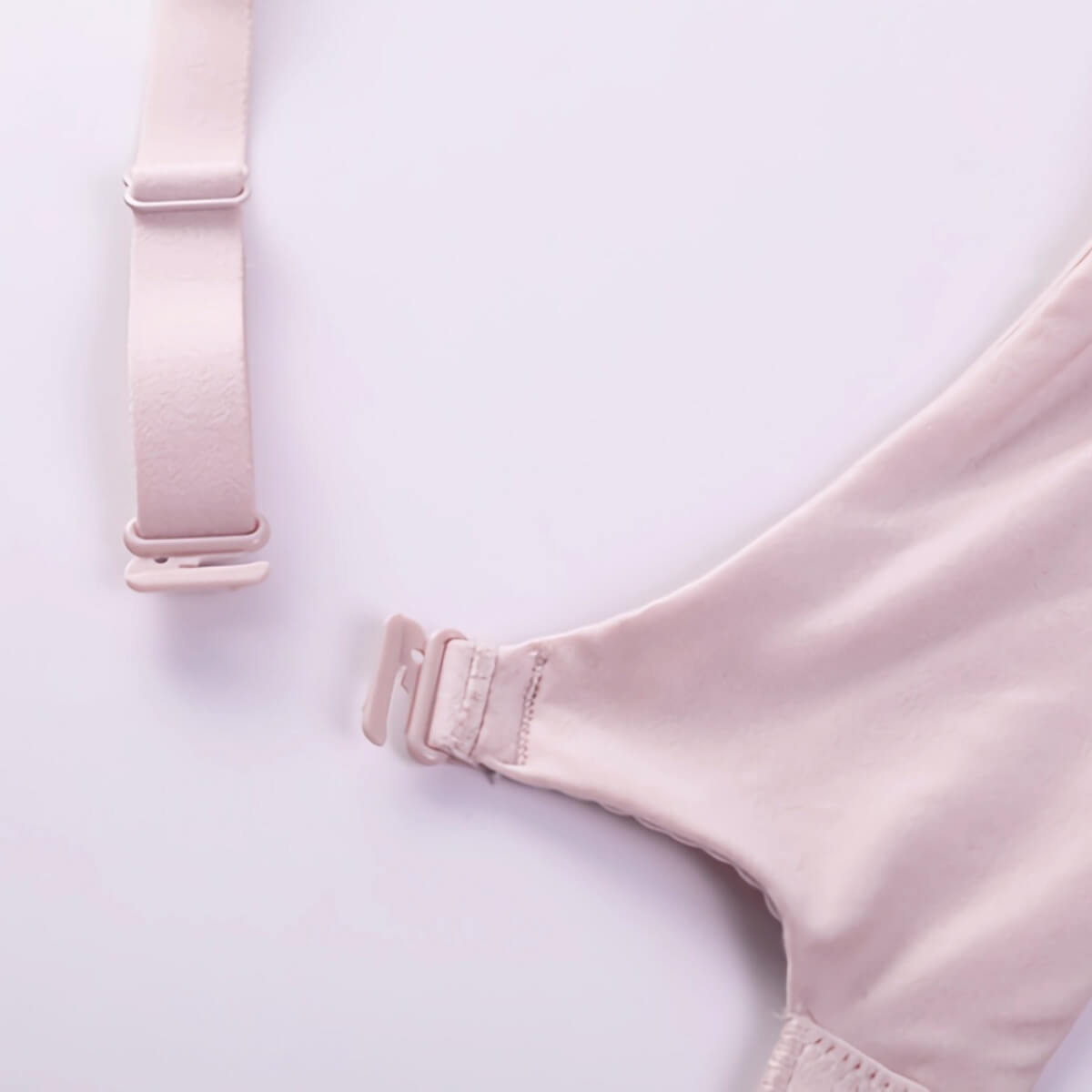Figleaves Smoothing Non Wired Plunge Bra Plus Size UK 30F Underwear Latte  Beige