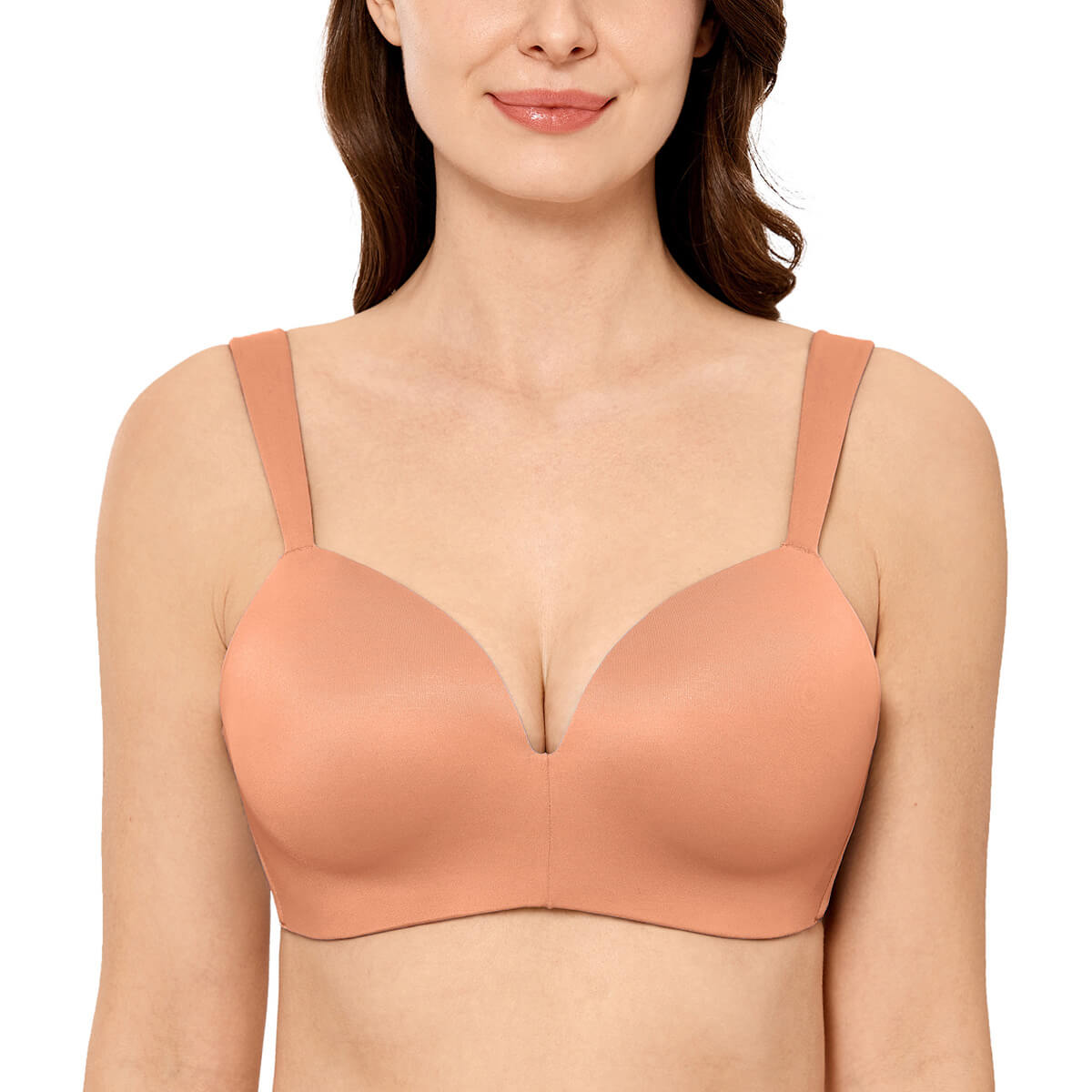 HANG BANG Women's Bra Underarm-Smoothing Comfort Cotton Non Padded Wire  Free Everyday Bra (30, Black) at  Women's Clothing store
