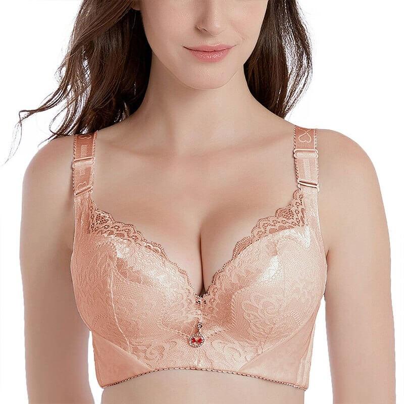 FallSweet Padded T Shirt Bras for Women Push Up Comfort Underwire