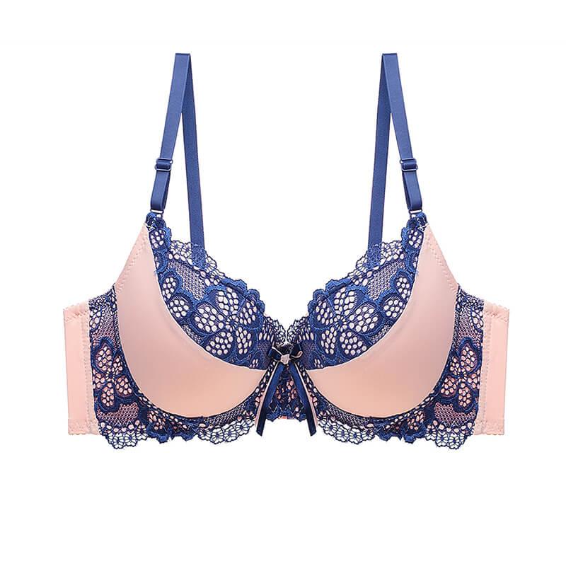 Push Up See Through Lace Bra And Underwear Set – Okay Trendy